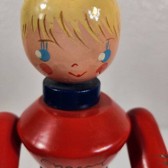 1950's Nursery Kids Baby Lamp Toy Soldier Boy Tested Working Vintage No Shade - Picture 3 of 16